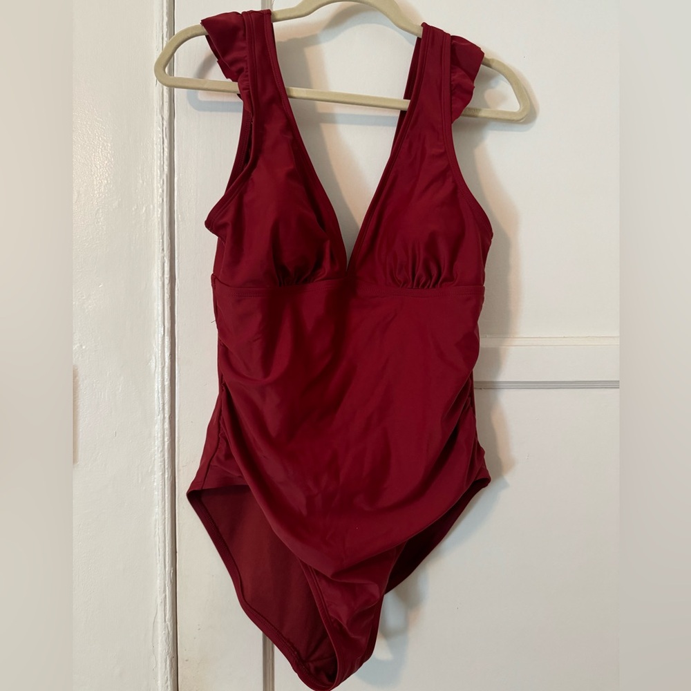 New Kona Sol Ref One Piece Low Cut Bathing Suit